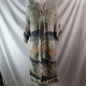 Free People Curvy Striped Sweater Toppper S XS EUC